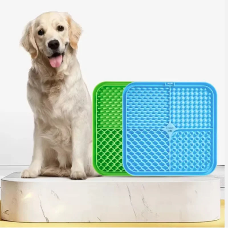 Leckmatte für Hunde – Silikon Schleckmatte mit Saugnapf