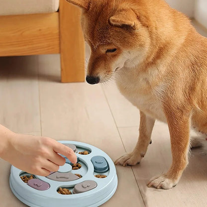 Interaktiver Futterspender für Hunde – Intelligenzspielzeug mit Versteckfächern