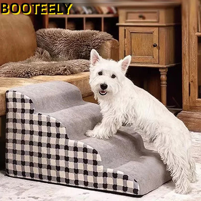 Hundetreppe für Sofa & Bett – Rutschfeste Schaumstoff-Stufen für kleine Hunde
