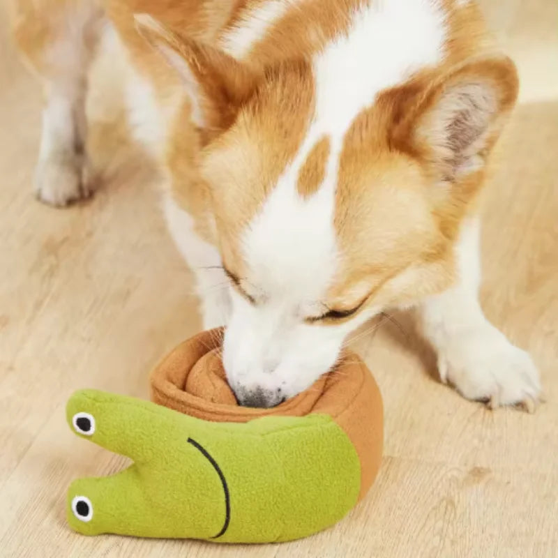 Schnüffelspielzeug Schnecke – Interaktives Suchspielzeug für Hunde